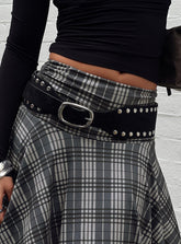Spheres Stud Belt Black
