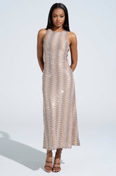 WOKE UP IN IBIZA CROCHET MIDI DRESS