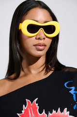 LITTLE BIT OF ZEST YELLOW SUNGLASSES