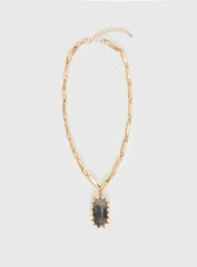 Read Your Mind Pendant Necklace Gold