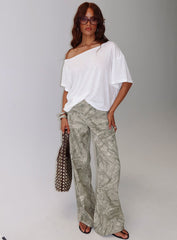 Winny Off Shoulder Tee White