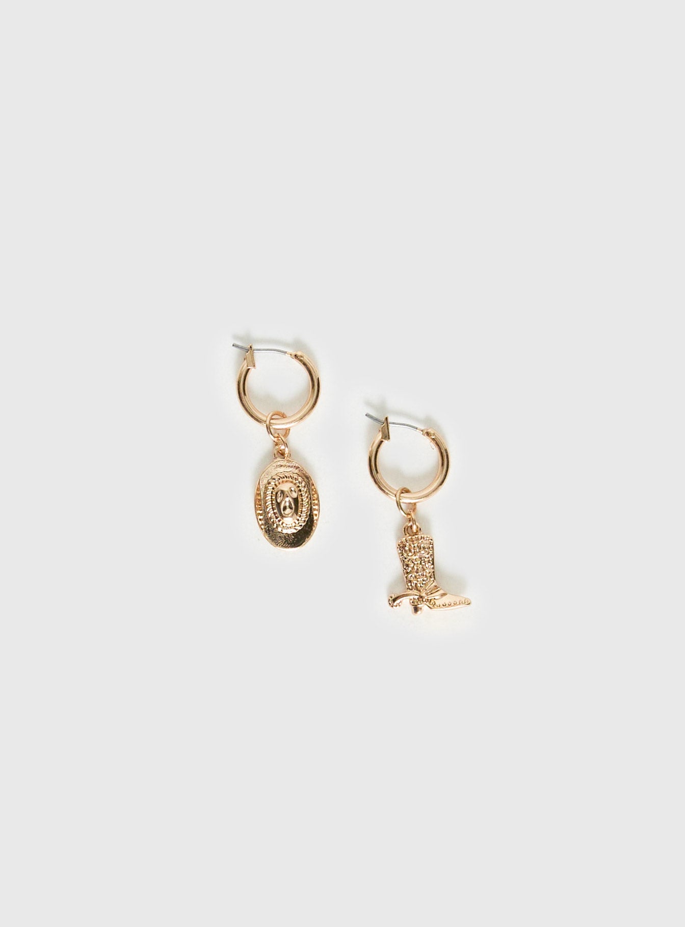 Oh Howdy Earrings Gold