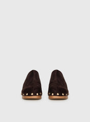 Therapy Banks Platform Clog Heels Brown