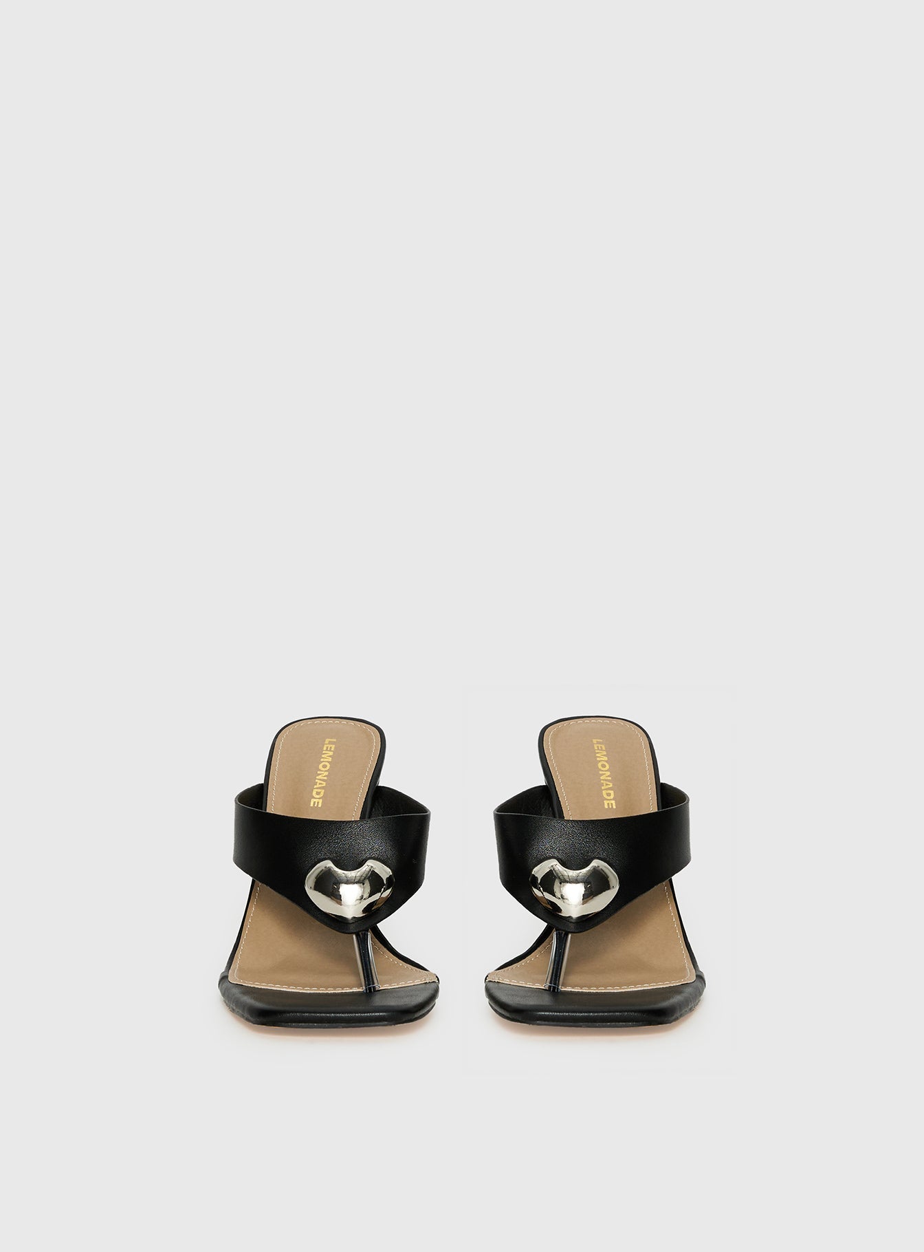 Gifted Thong Heels Black