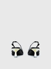 Billini Anaya Pointed Toe Heels Black / Gold