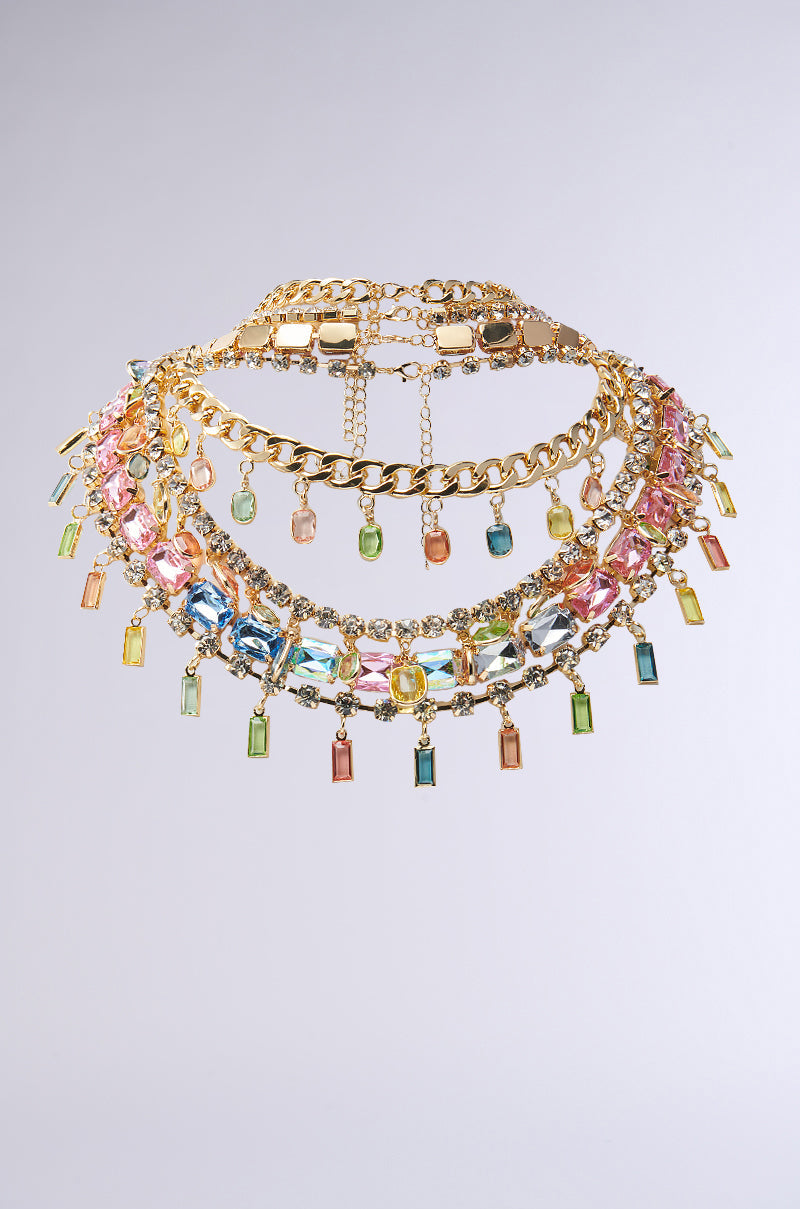 FEEL MY COLORS NECKLACE SET