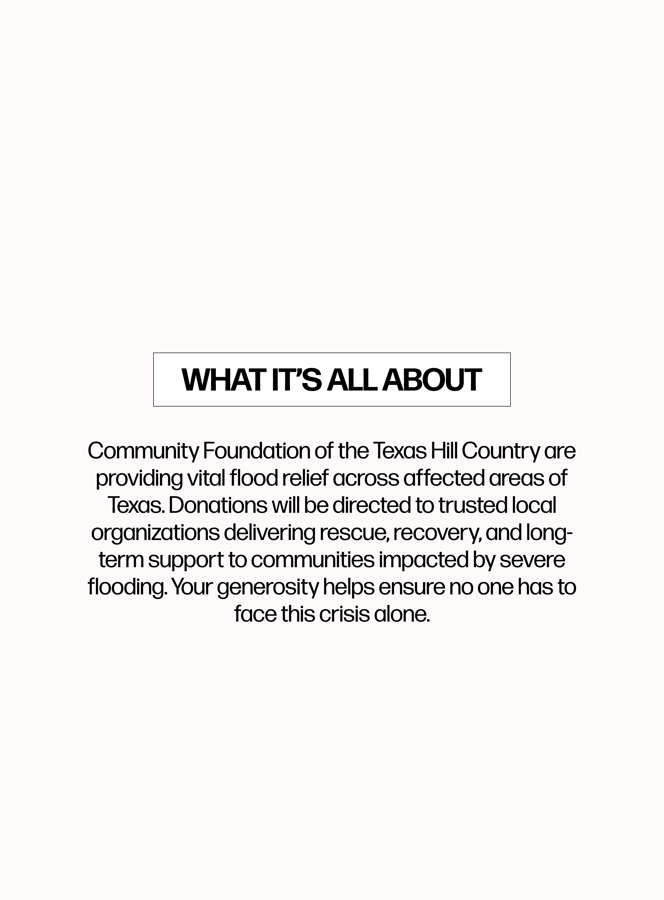 Donate $1 USD to support Texas flood relief efforts