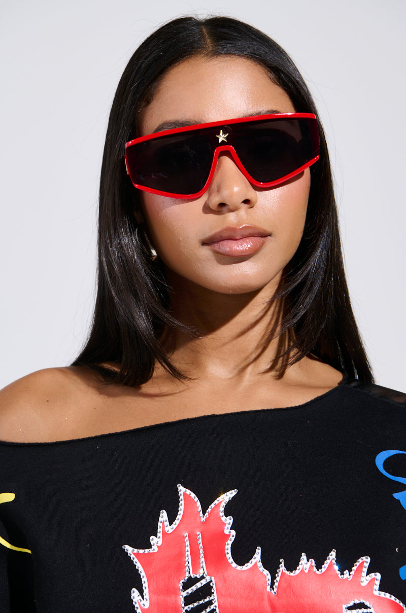 RED HOT SUNGLASSES