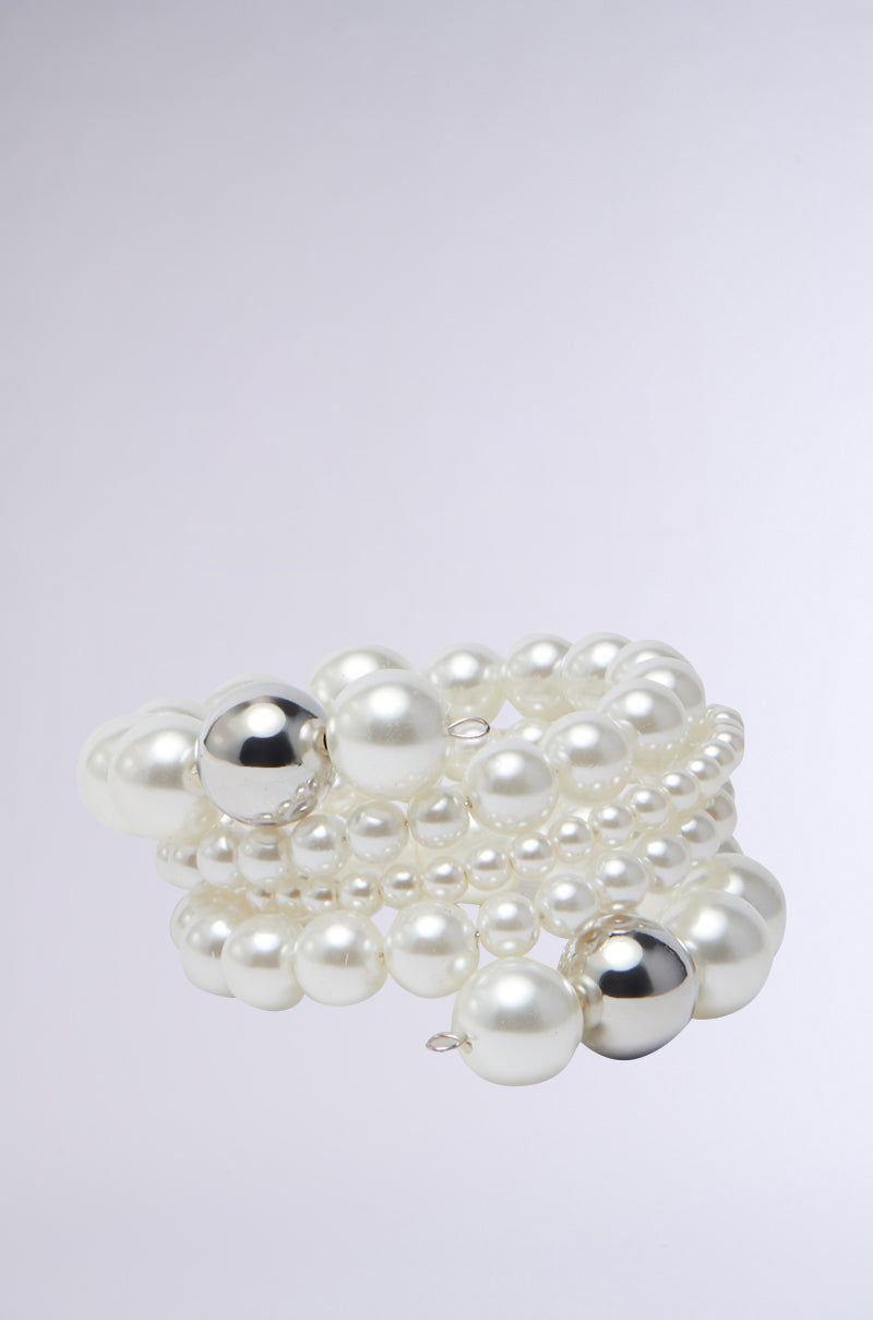 PEARL, INTERRUPTED BRACELET