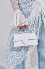 HONEYMOON LACE APPLIQUE BAG