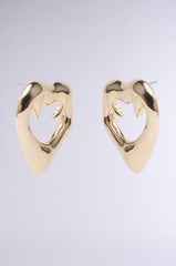 LOVE KILLS GOLD EARRING
